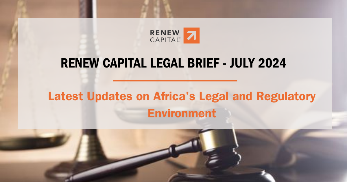 Photo of Renew Capital's July 2024 Legal Brief document.